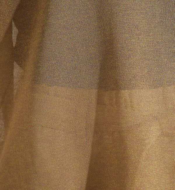 qualite「シャイニーニットT」|Tシャツ・カットソー|