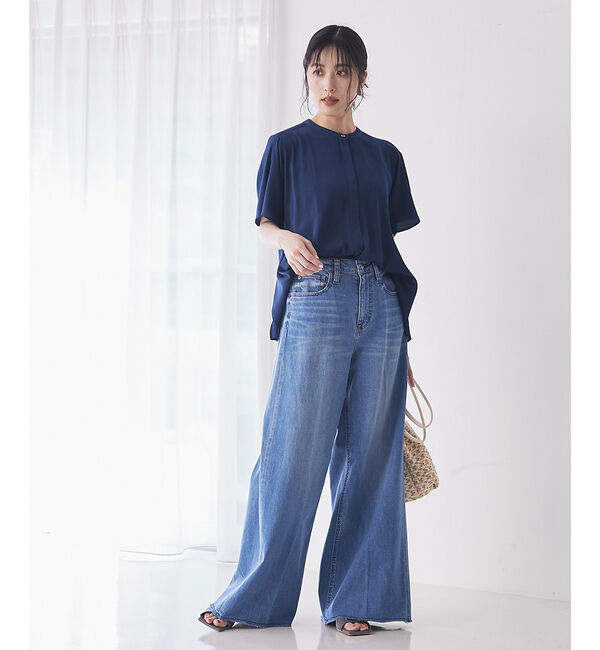 qualite「【Healthy DENIM】Wild Ginger ワイドデニム」|デニム|