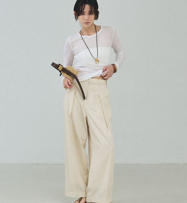 qualite「レザーワントップネックレス」|ネックレス|