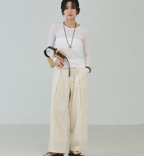 qualite「レザーワントップネックレス」|ネックレス|