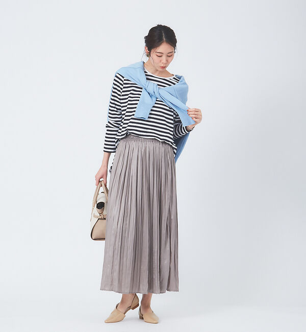 AU BANNISTER「【LAROUTE】サイドオープン フラットパンプス」|パンプス|