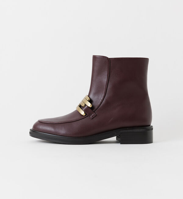 AU BANNISTER「【スノーソール】メタルプレートショートブーツ」|ショートブーツ|