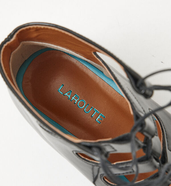 AU BANNISTER「【LAROUTE】レースアップパンプス」|パンプス|