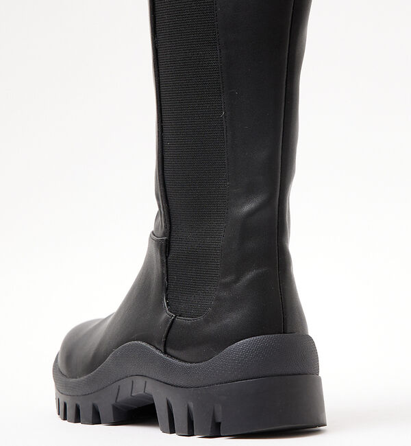 AU BANNISTER「【LAROUTE】サイドゴア ロング ブーツ」|ショートブーツ|