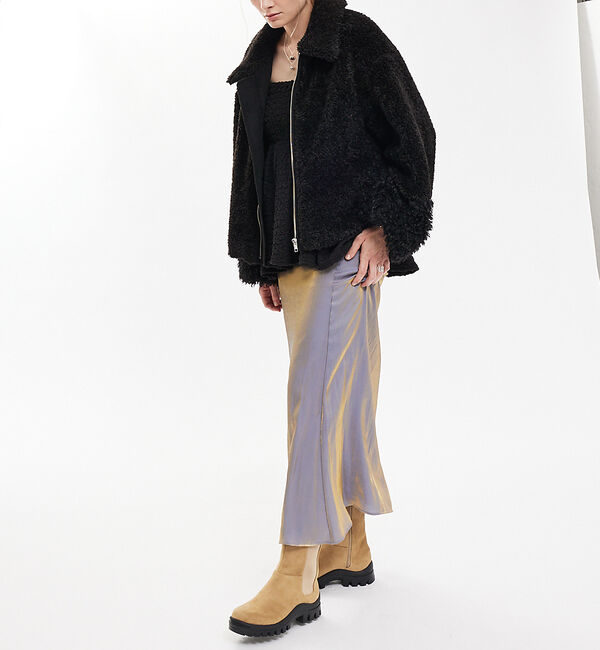 AU BANNISTER「【LAROUTE】サイドゴア ロング ブーツ」|ショートブーツ|