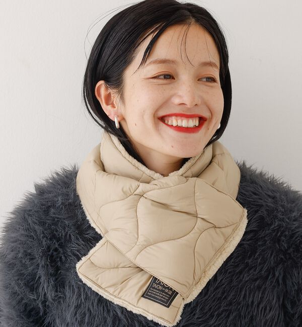 abahouse mavie「【TAION】 リバーシブルダウンスカーフ」|マフラー|
