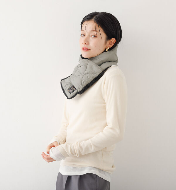 abahouse mavie「【TAION】 リバーシブルダウンスカーフ」|マフラー|