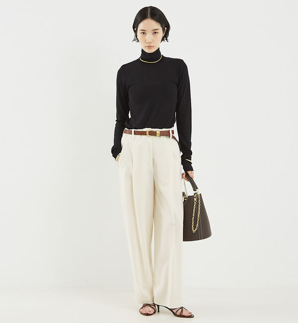 The Store by C' 「【COCUCA】シアージャージタートルプルオーバー」|Tシャツ・カットソー|