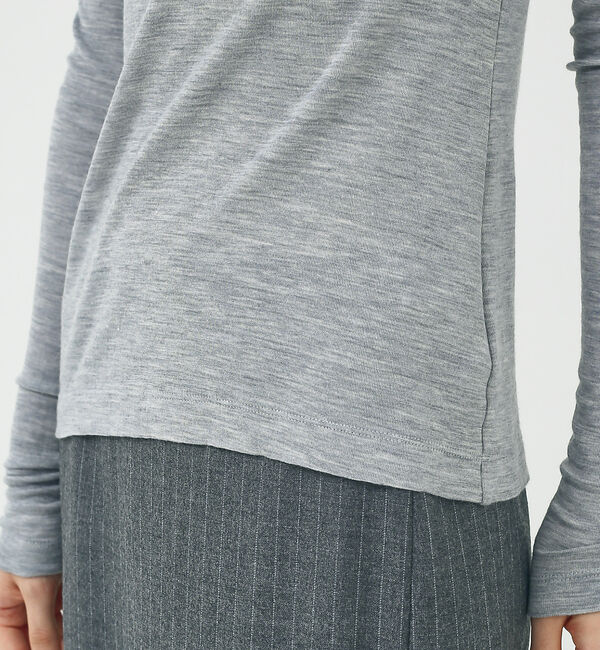 The Store by C' 「【COCUCA】シアージャージタートルプルオーバー」|Tシャツ・カットソー|