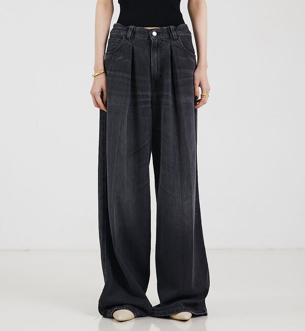 The Store by C' 「【HAIKURE】CANDY BLACK TENCEL ASIANFIT／ブラッ」|デニム|