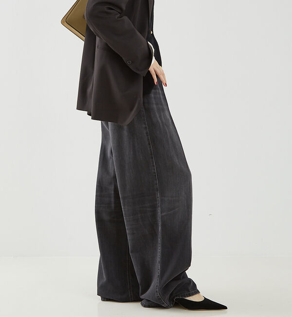 The Store by C' 「【HAIKURE】CANDY BLACK TENCEL ASIANFIT／ブラッ」|デニム|