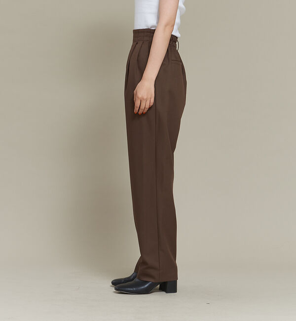 NOMINE「【セットアップ可能】ウールライクタックパンツ」|スラックス|