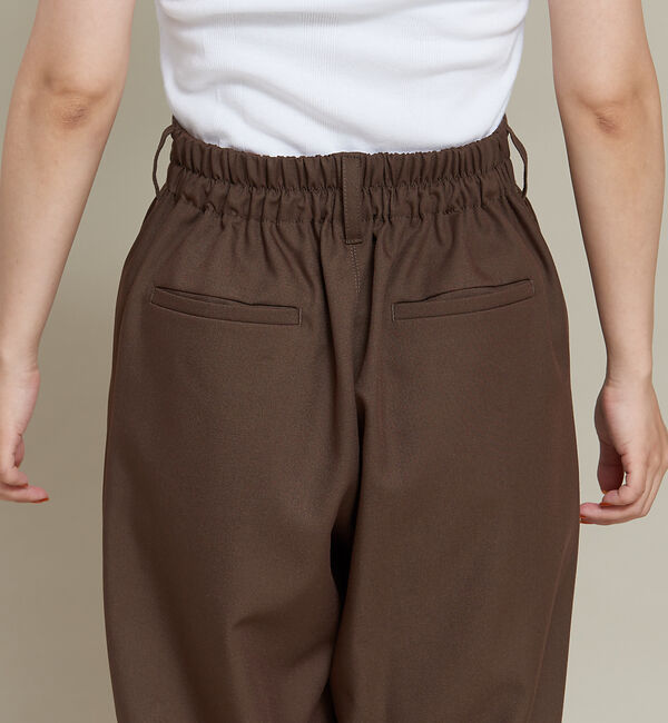 NOMINE「【セットアップ可能】ウールライクタックパンツ」|スラックス|