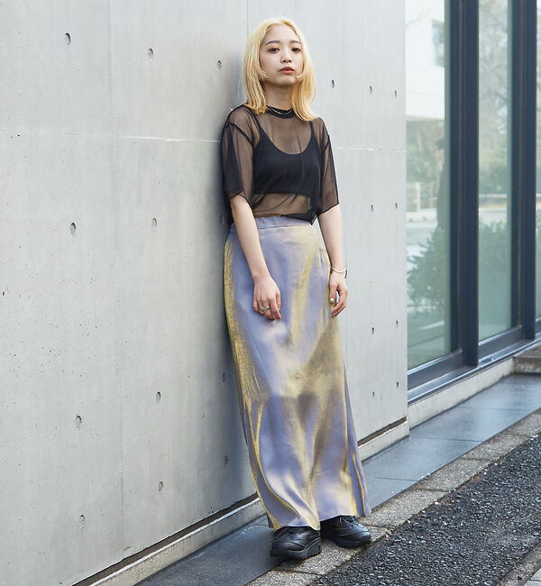 NOMINE「チュールTシャツ」|Tシャツ・カットソー|