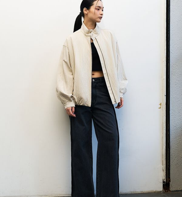 NOMINE「中綿 ドルマン ボリューム ブルゾン」|ブルゾン・スタジャン|