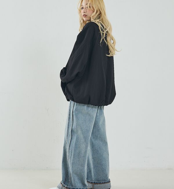 NOMINE「中綿 ドルマン ボリューム ブルゾン」|ブルゾン・スタジャン|