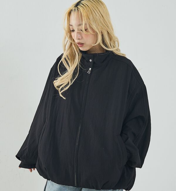 NOMINE「中綿 ドルマン ボリューム ブルゾン」|ブルゾン・スタジャン|