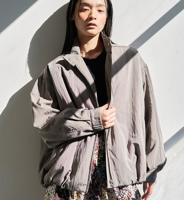 NOMINE「中綿 ドルマン ボリューム ブルゾン」|ブルゾン・スタジャン|