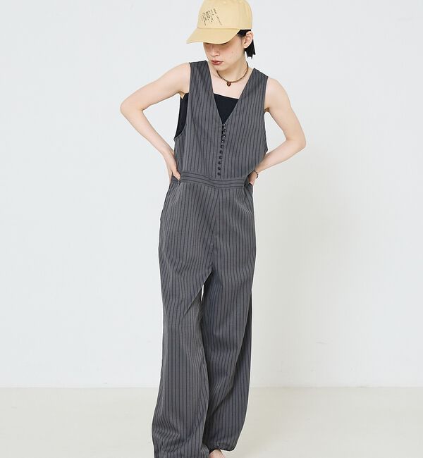 NOMINE「フロントボタンオールインワン【予約】」|オールインワン|