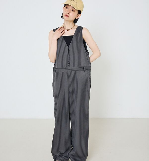 NOMINE「フロントボタンオールインワン【予約】」|オールインワン|