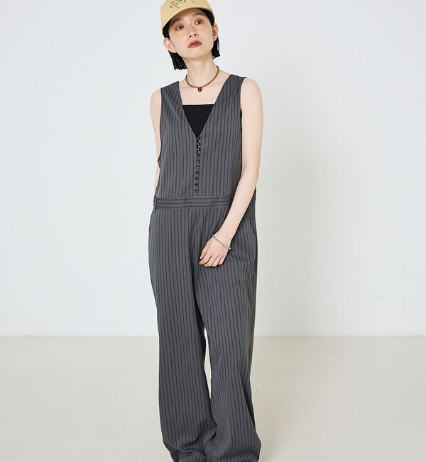 NOMINE「フロントボタンオールインワン【予約】」|オールインワン|