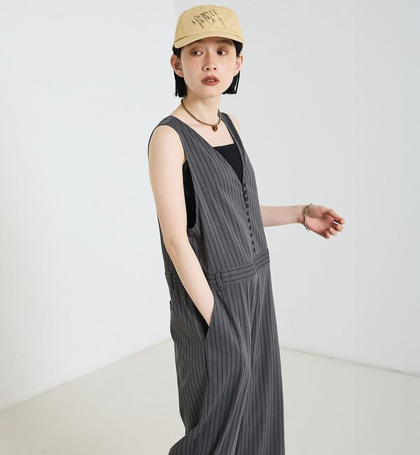 NOMINE「フロントボタンオールインワン【予約】」|オールインワン|