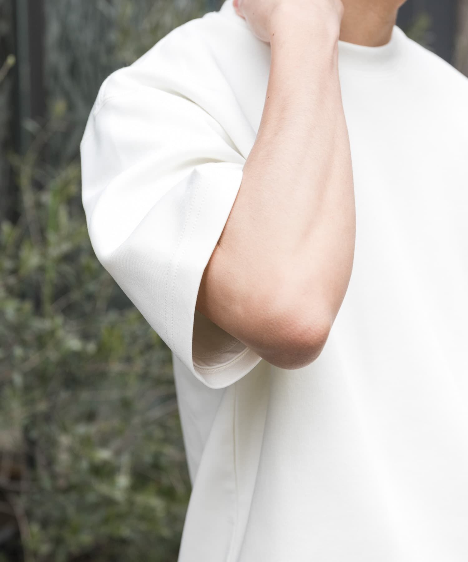 URBAN RESEARCH DOORS「FORK&SPOON　ストレッチダンボールショートスリーブTシャツ」|Tシャツ・カットソー|