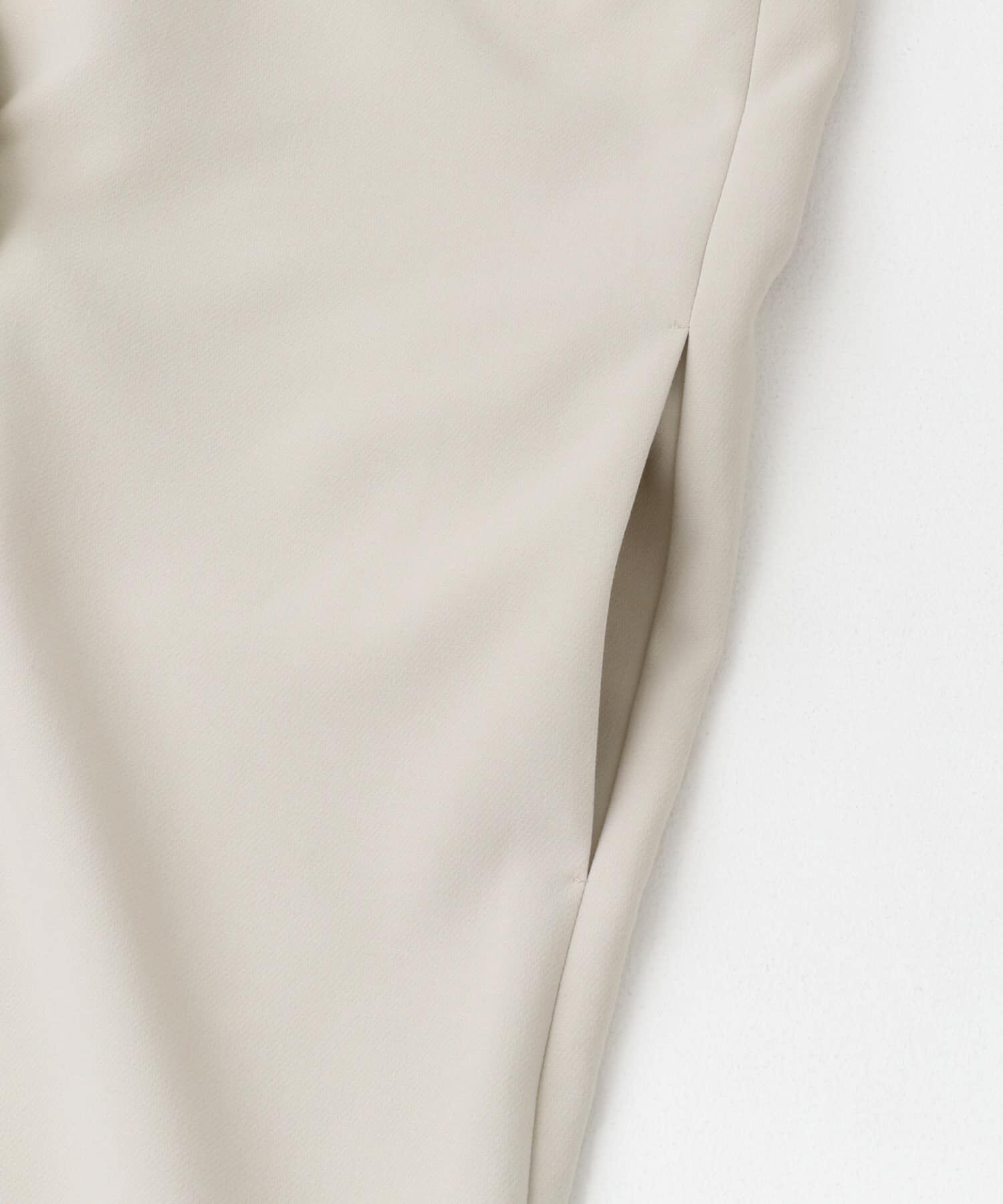 URBAN RESEARCH DOORS「ダブルクロスガウンコート」|ノーカラーコート|