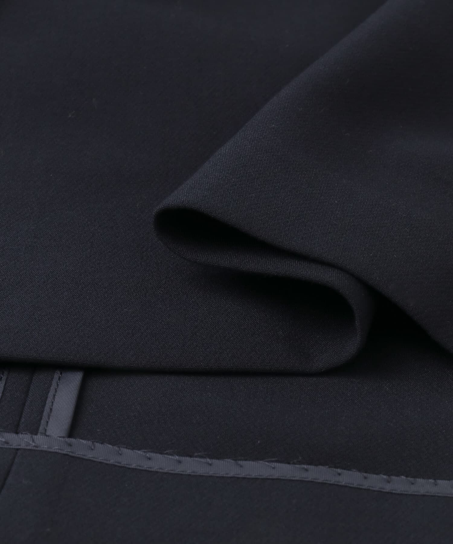 URBAN RESEARCH DOORS「ダブルクロスガウンコート」|ノーカラーコート|