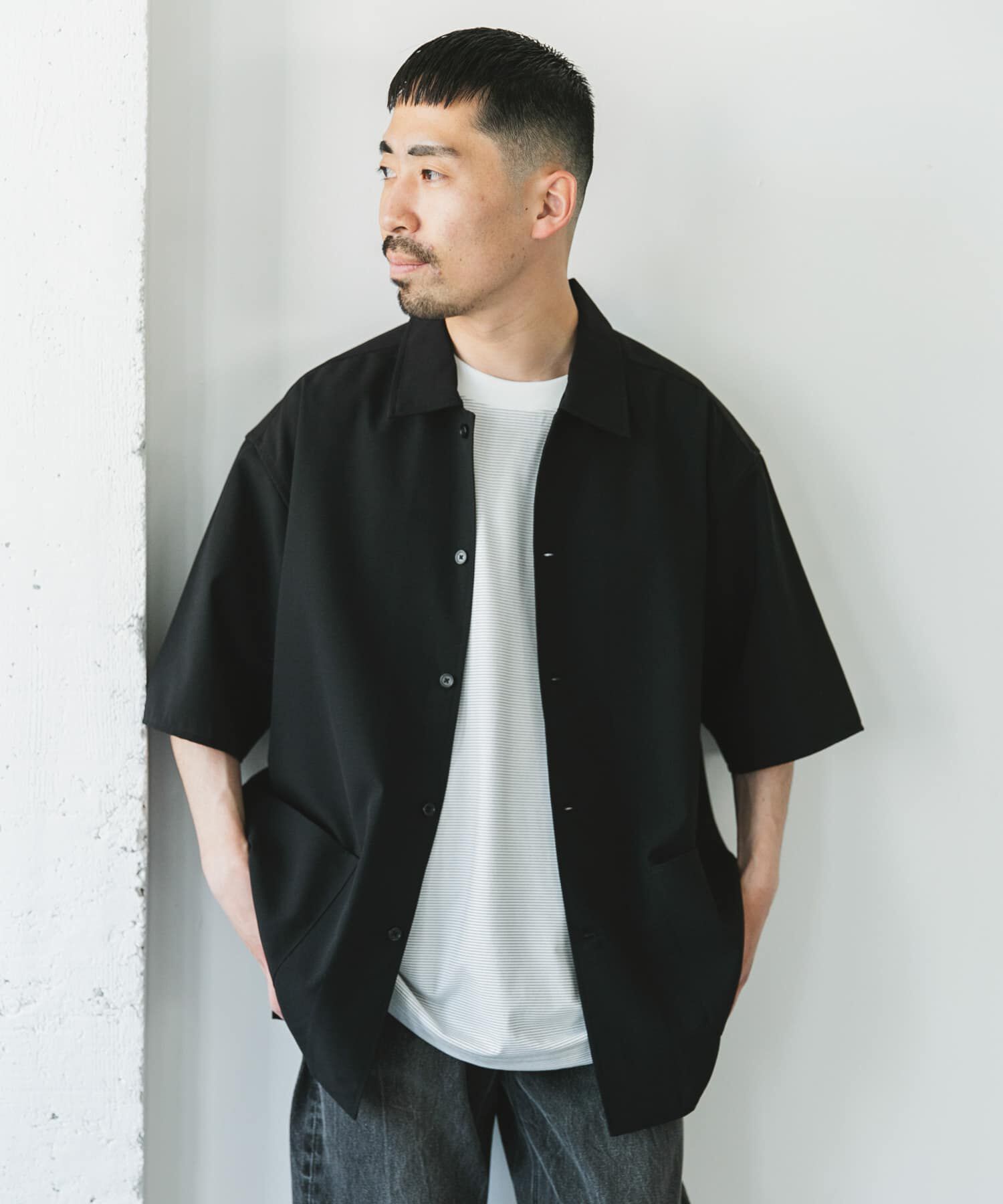 URBAN RESEARCH DOORS「『XLサイズ/WEB限定』『UR TECH DRYLUXE』SHORT-SLEEVE SHIRTS」|シャツ・ブラウス|