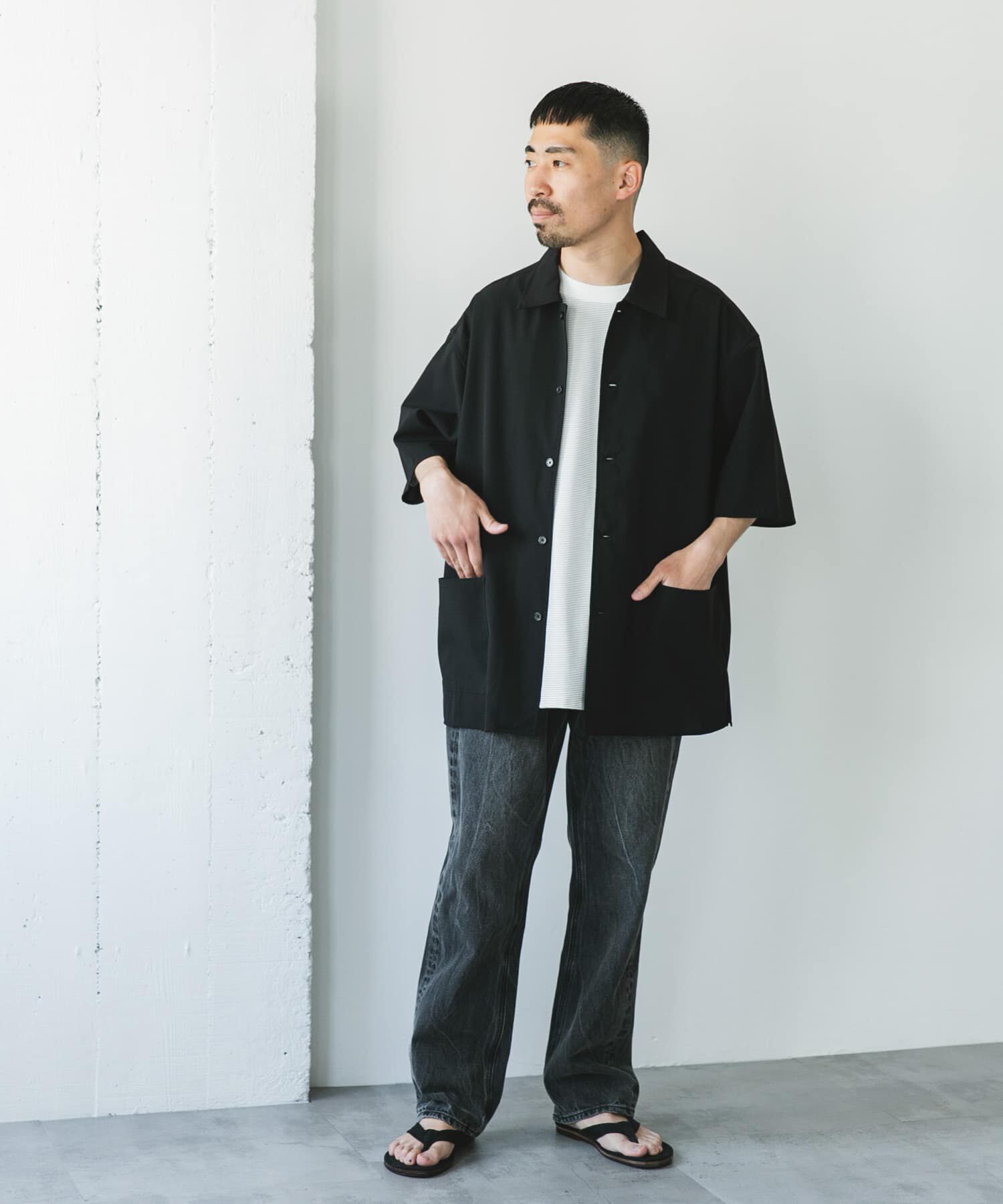 URBAN RESEARCH DOORS「『XLサイズ/WEB限定』『UR TECH DRYLUXE』SHORT-SLEEVE SHIRTS」|シャツ・ブラウス|