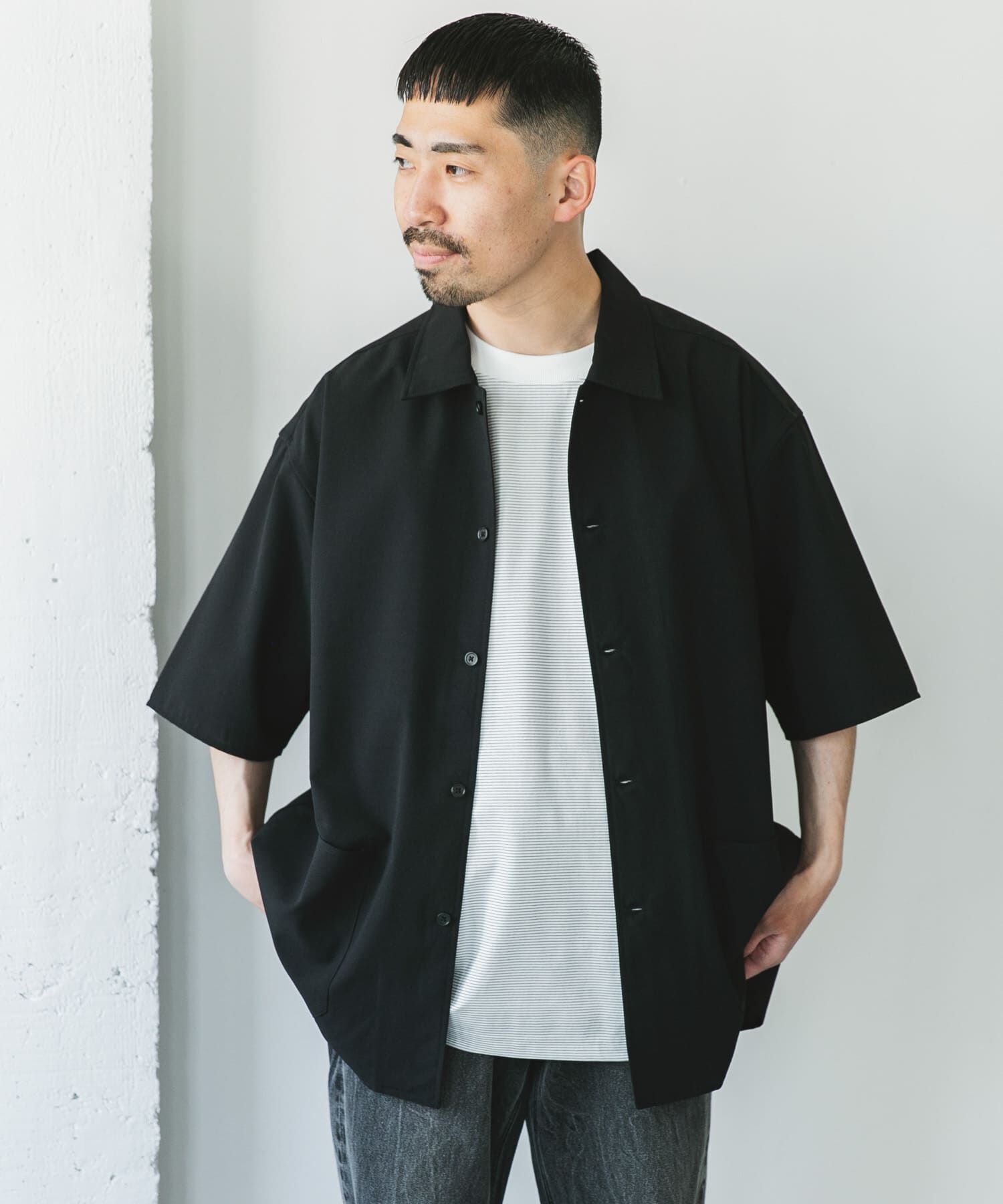 URBAN RESEARCH DOORS「『XLサイズ/WEB限定』『UR TECH DRYLUXE』SHORT-SLEEVE SHIRTS」|シャツ・ブラウス|