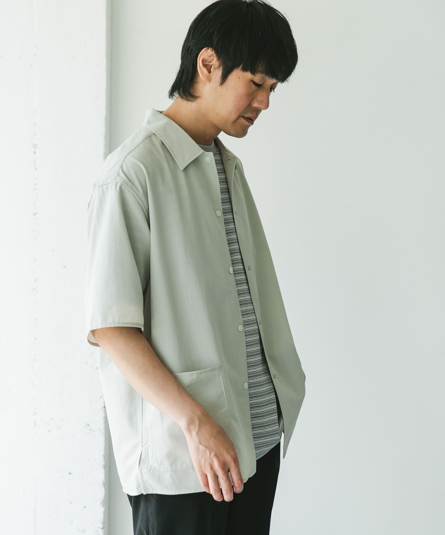 URBAN RESEARCH DOORS「『XLサイズ/WEB限定』『UR TECH DRYLUXE』SHORT-SLEEVE SHIRTS」|シャツ・ブラウス|