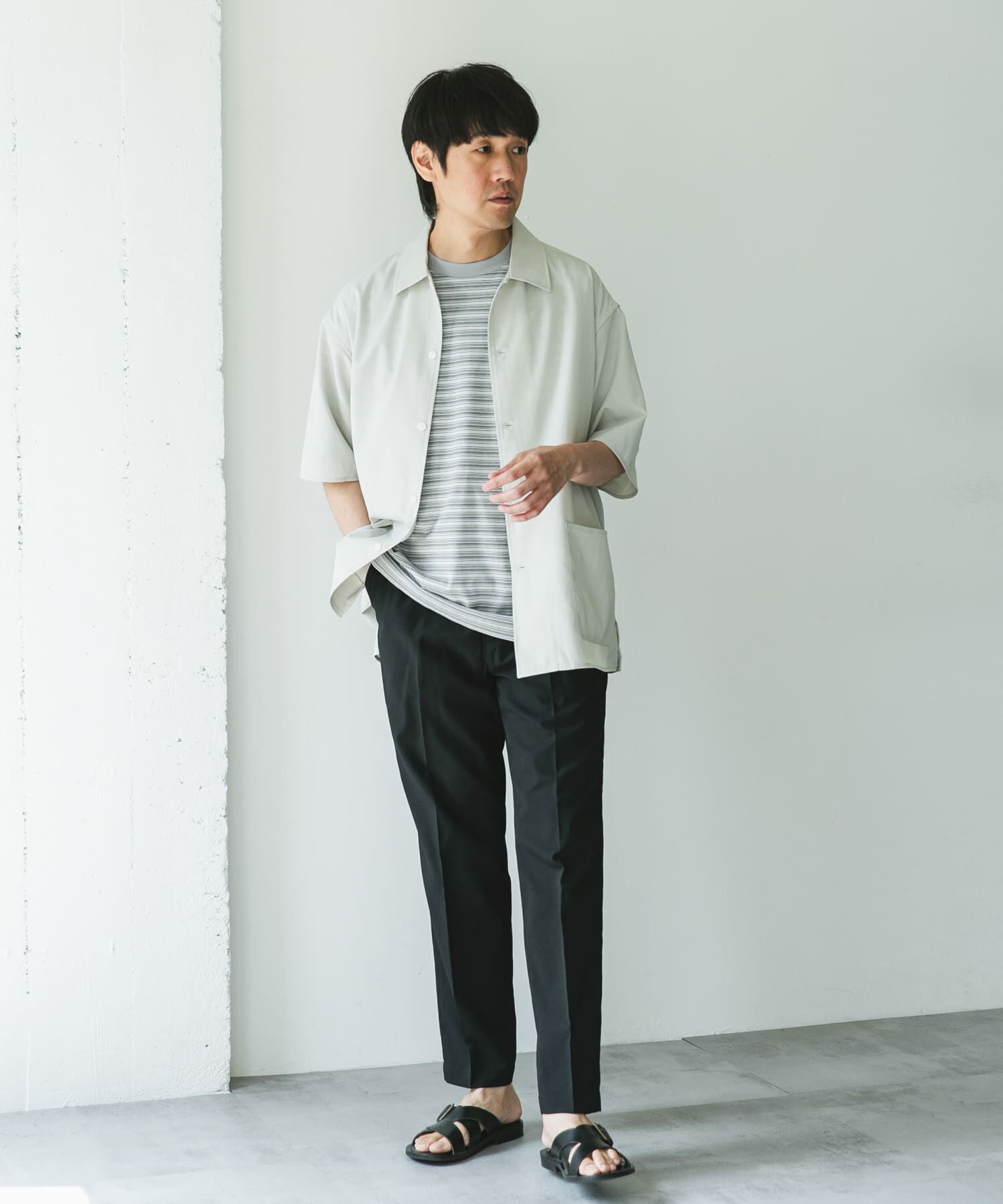 URBAN RESEARCH DOORS「『XLサイズ/WEB限定』『UR TECH DRYLUXE』SHORT-SLEEVE SHIRTS」|シャツ・ブラウス|