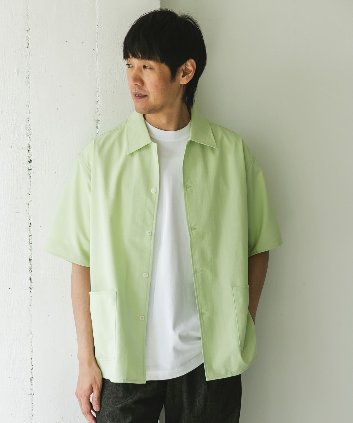 URBAN RESEARCH DOORS「『XLサイズ/WEB限定』『UR TECH DRYLUXE』SHORT-SLEEVE SHIRTS」|シャツ・ブラウス|