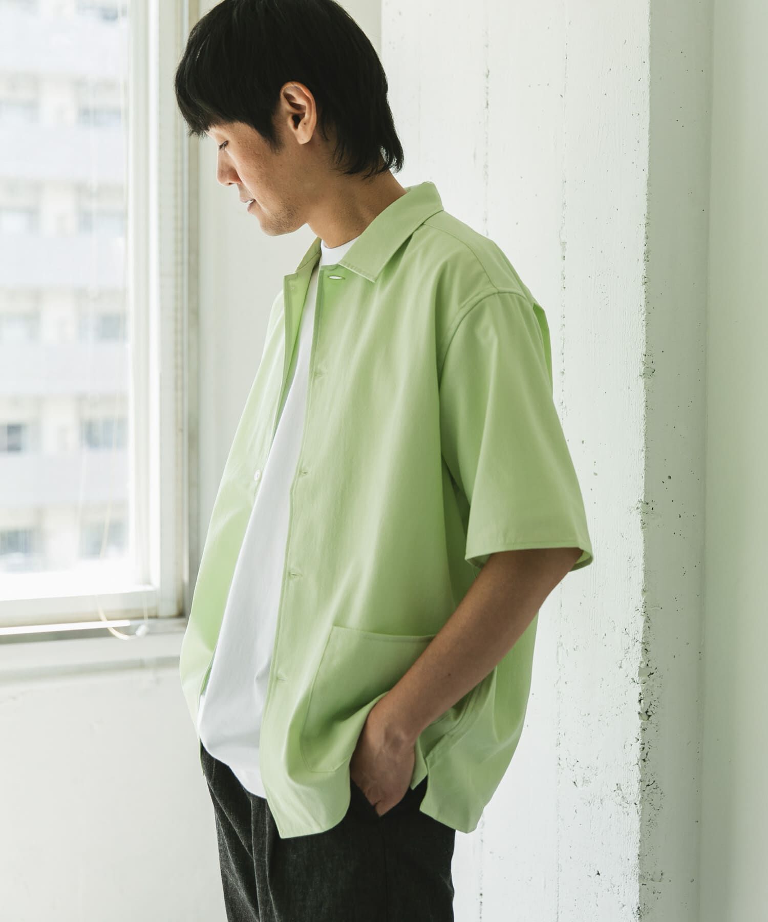 URBAN RESEARCH DOORS「『XLサイズ/WEB限定』『UR TECH DRYLUXE』SHORT-SLEEVE SHIRTS」|シャツ・ブラウス|