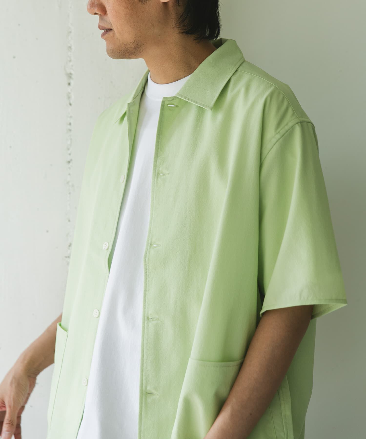 URBAN RESEARCH DOORS「『XLサイズ/WEB限定』『UR TECH DRYLUXE』SHORT-SLEEVE SHIRTS」|シャツ・ブラウス|