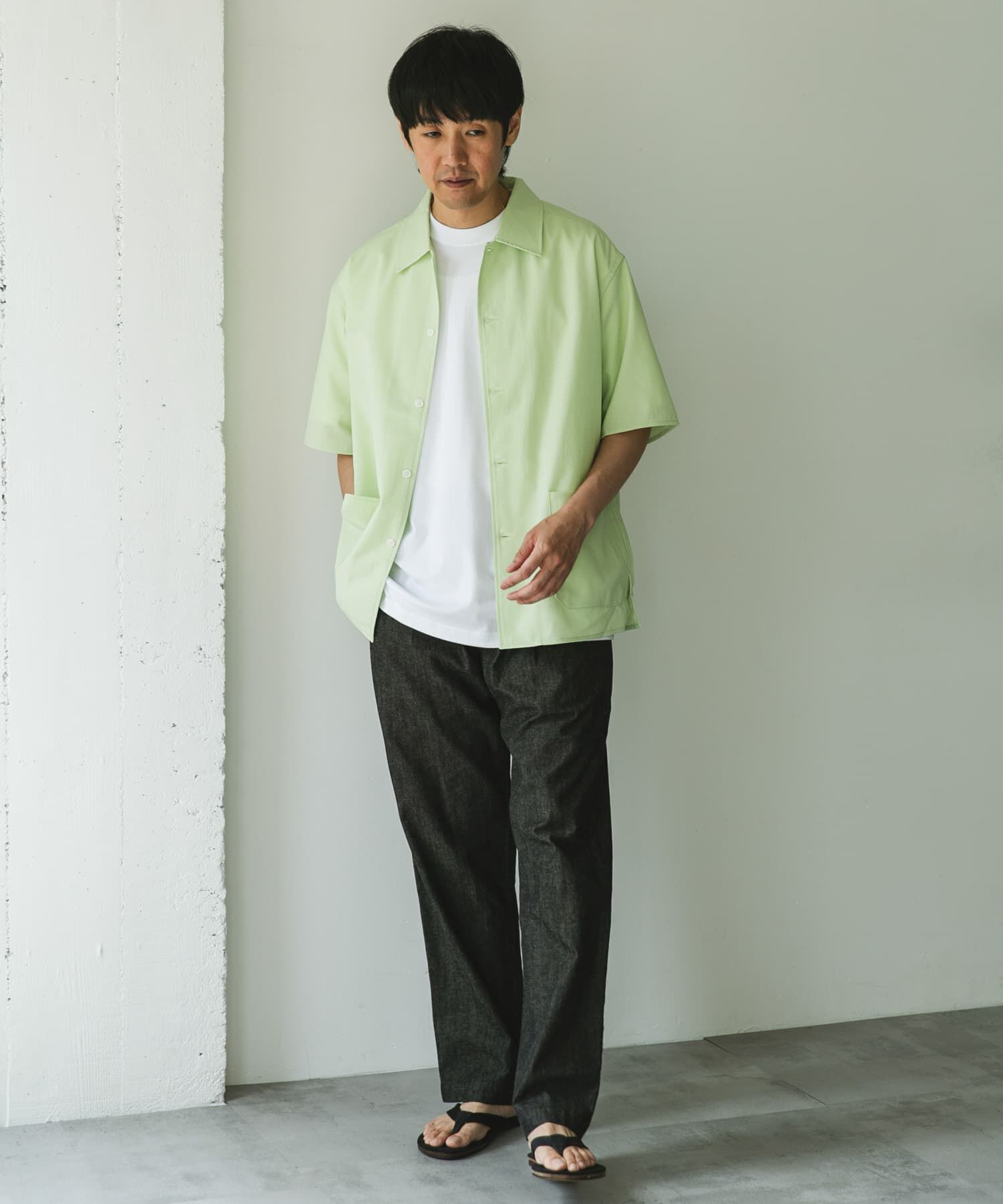 URBAN RESEARCH DOORS「『XLサイズ/WEB限定』『UR TECH DRYLUXE』SHORT-SLEEVE SHIRTS」|シャツ・ブラウス|