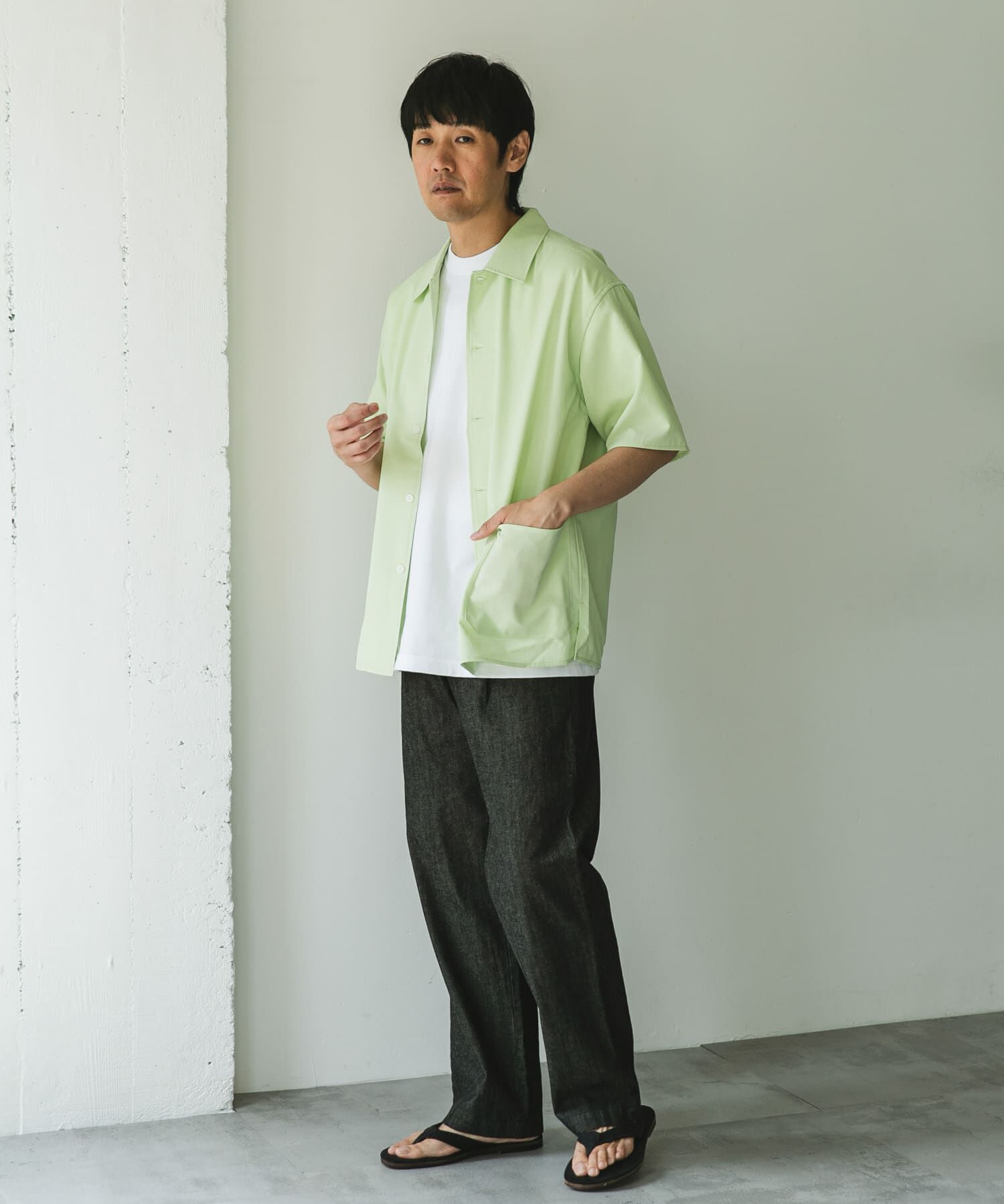 URBAN RESEARCH DOORS「『XLサイズ/WEB限定』『UR TECH DRYLUXE』SHORT-SLEEVE SHIRTS」|シャツ・ブラウス|