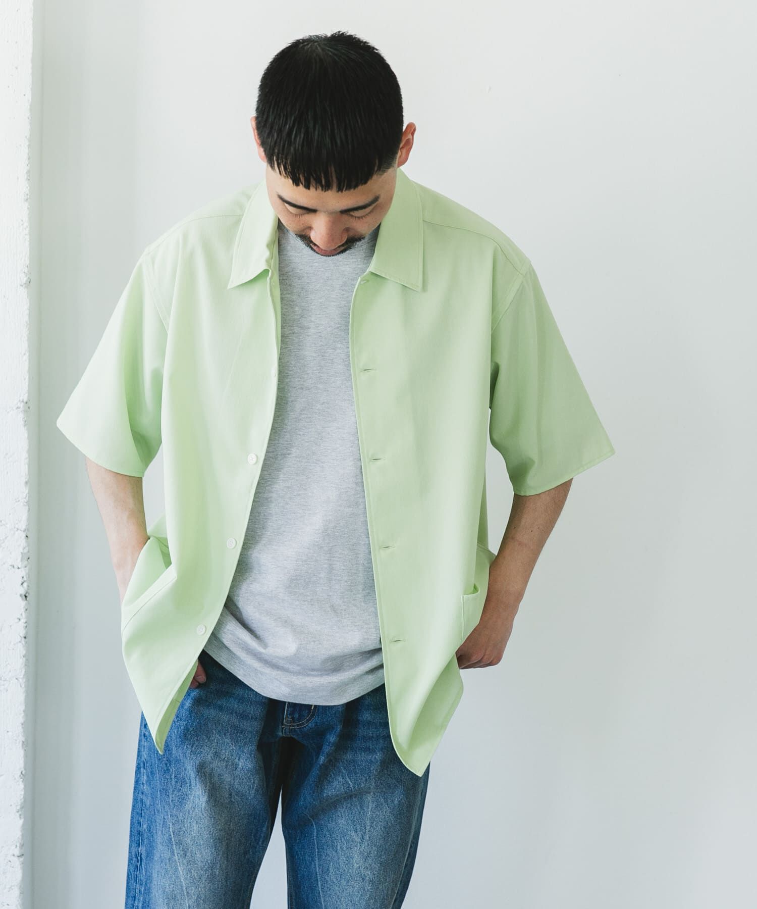 URBAN RESEARCH DOORS「『XLサイズ/WEB限定』『UR TECH DRYLUXE』SHORT-SLEEVE SHIRTS」|シャツ・ブラウス|