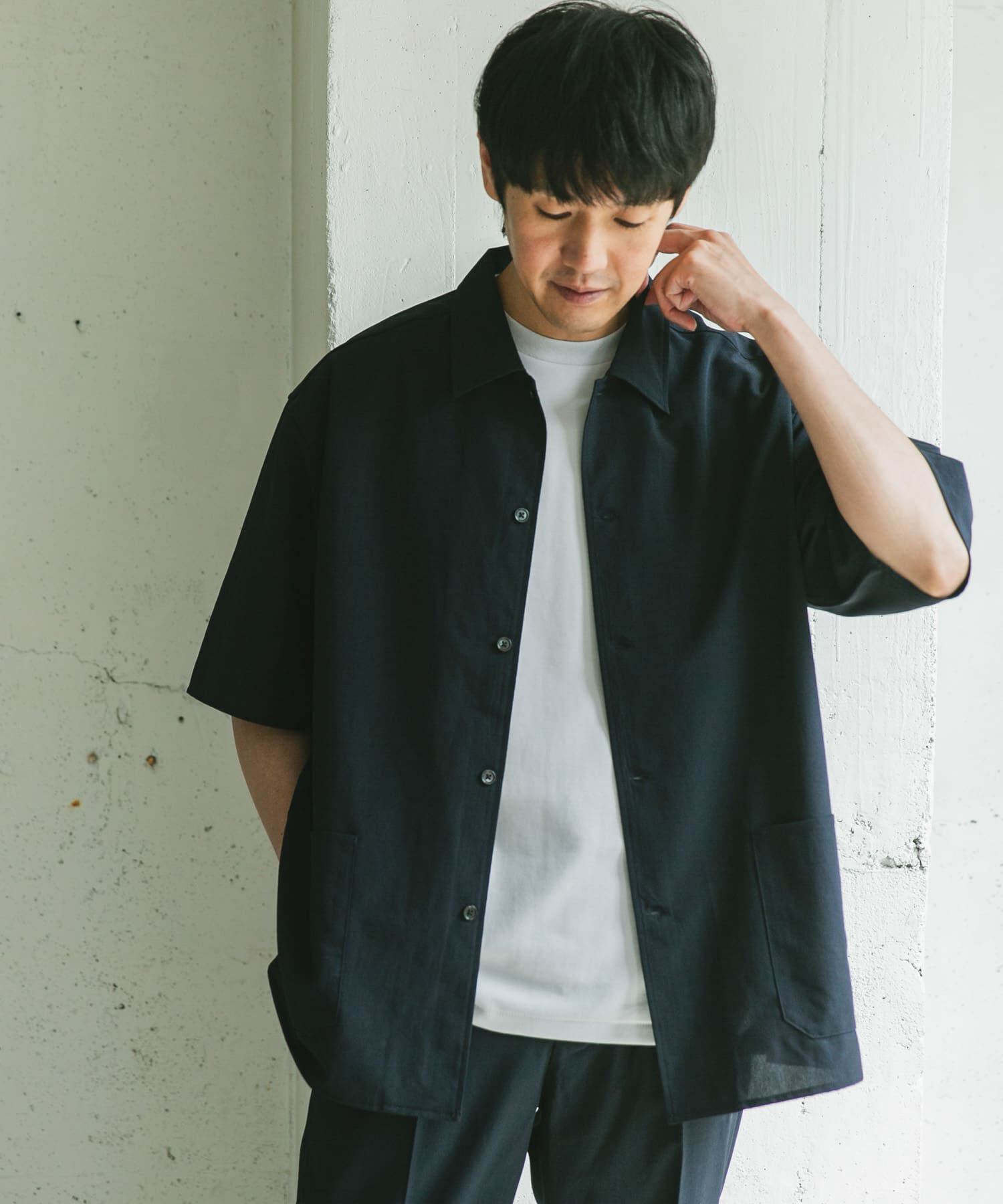 URBAN RESEARCH DOORS「『XLサイズ/WEB限定』『UR TECH DRYLUXE』SHORT-SLEEVE SHIRTS」|シャツ・ブラウス|
