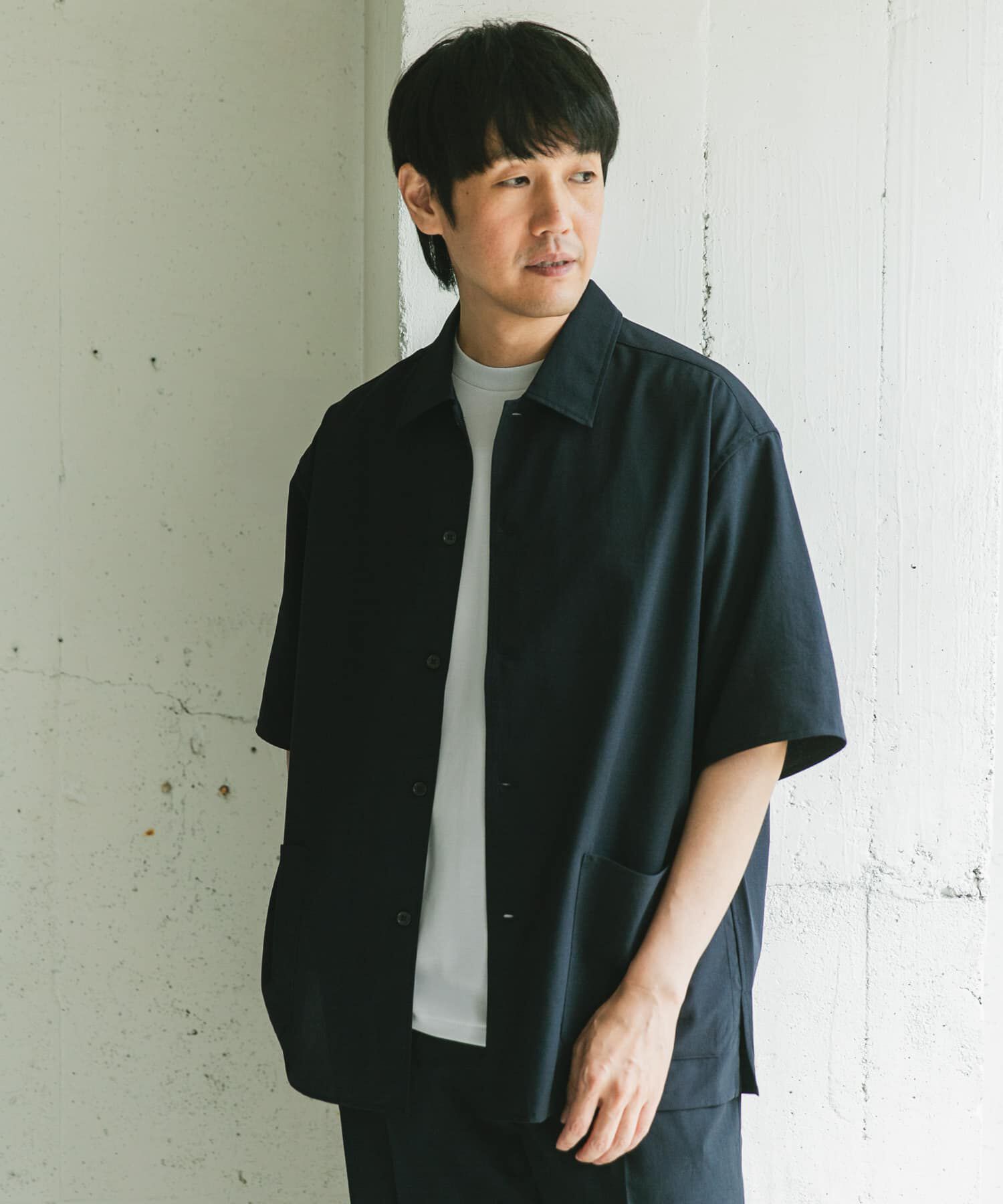 URBAN RESEARCH DOORS「『XLサイズ/WEB限定』『UR TECH DRYLUXE』SHORT-SLEEVE SHIRTS」|シャツ・ブラウス|