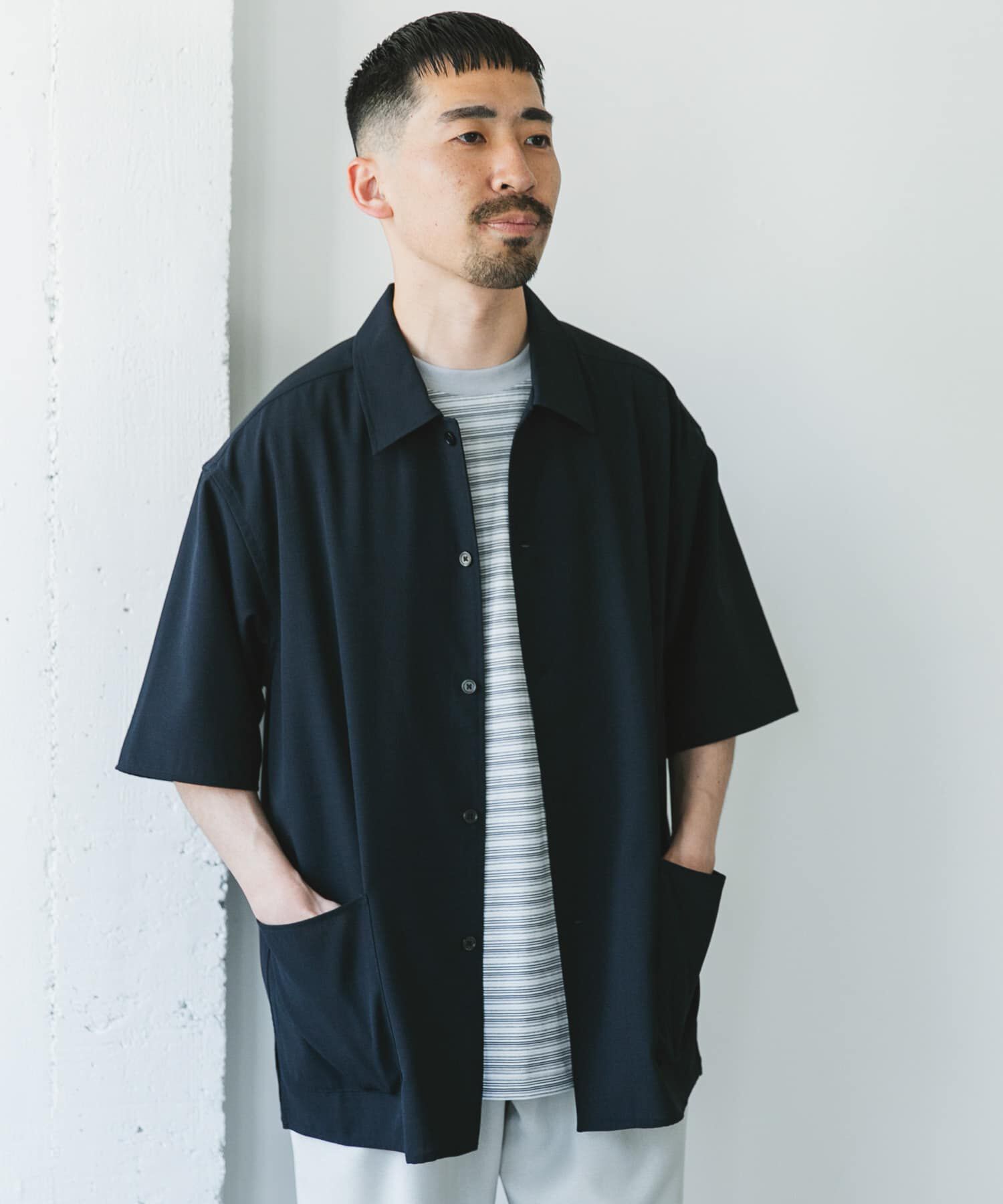 URBAN RESEARCH DOORS「『XLサイズ/WEB限定』『UR TECH DRYLUXE』SHORT-SLEEVE SHIRTS」|シャツ・ブラウス|