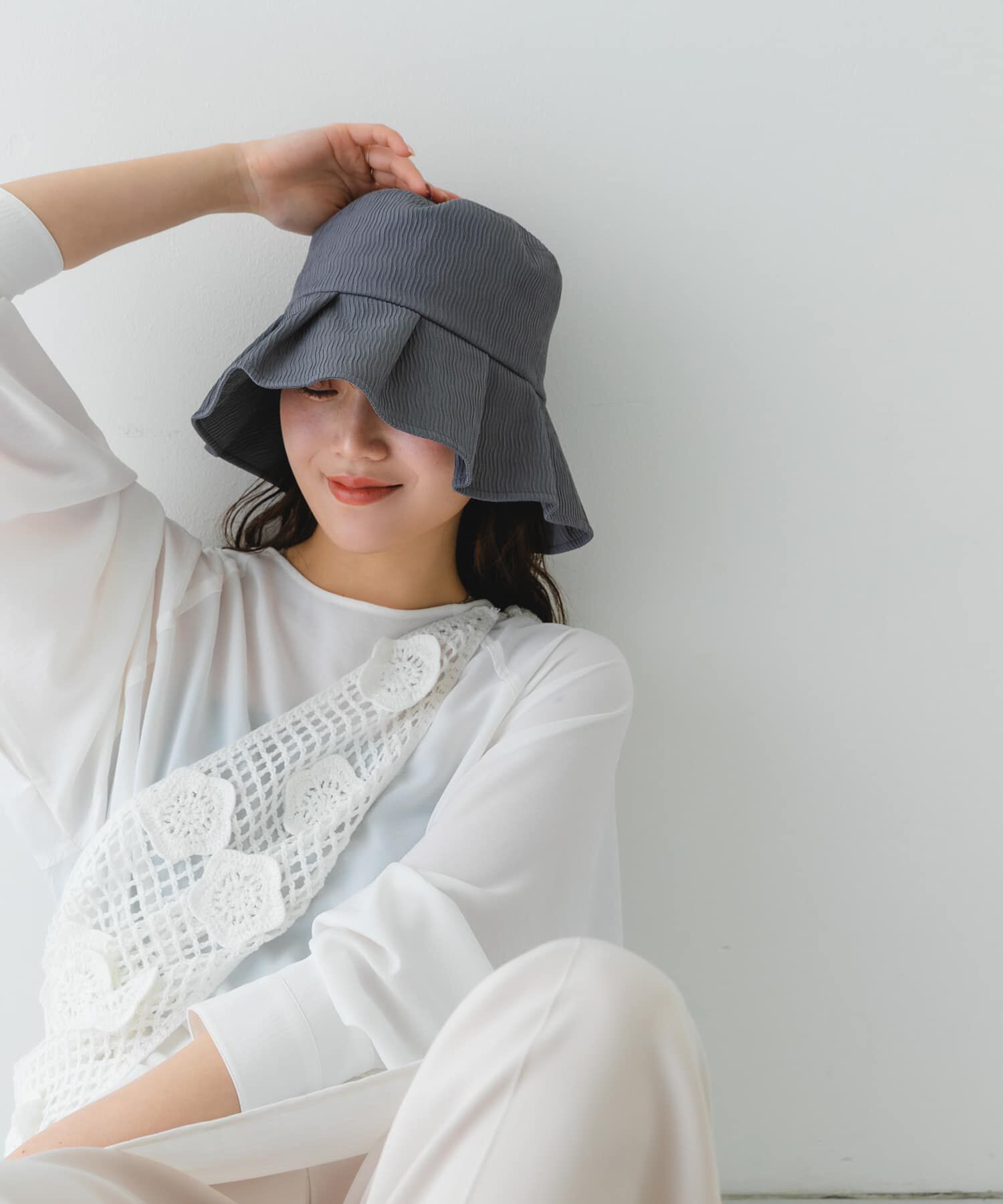 RODE SKO「ファブリックギャザーハット」|ハット|