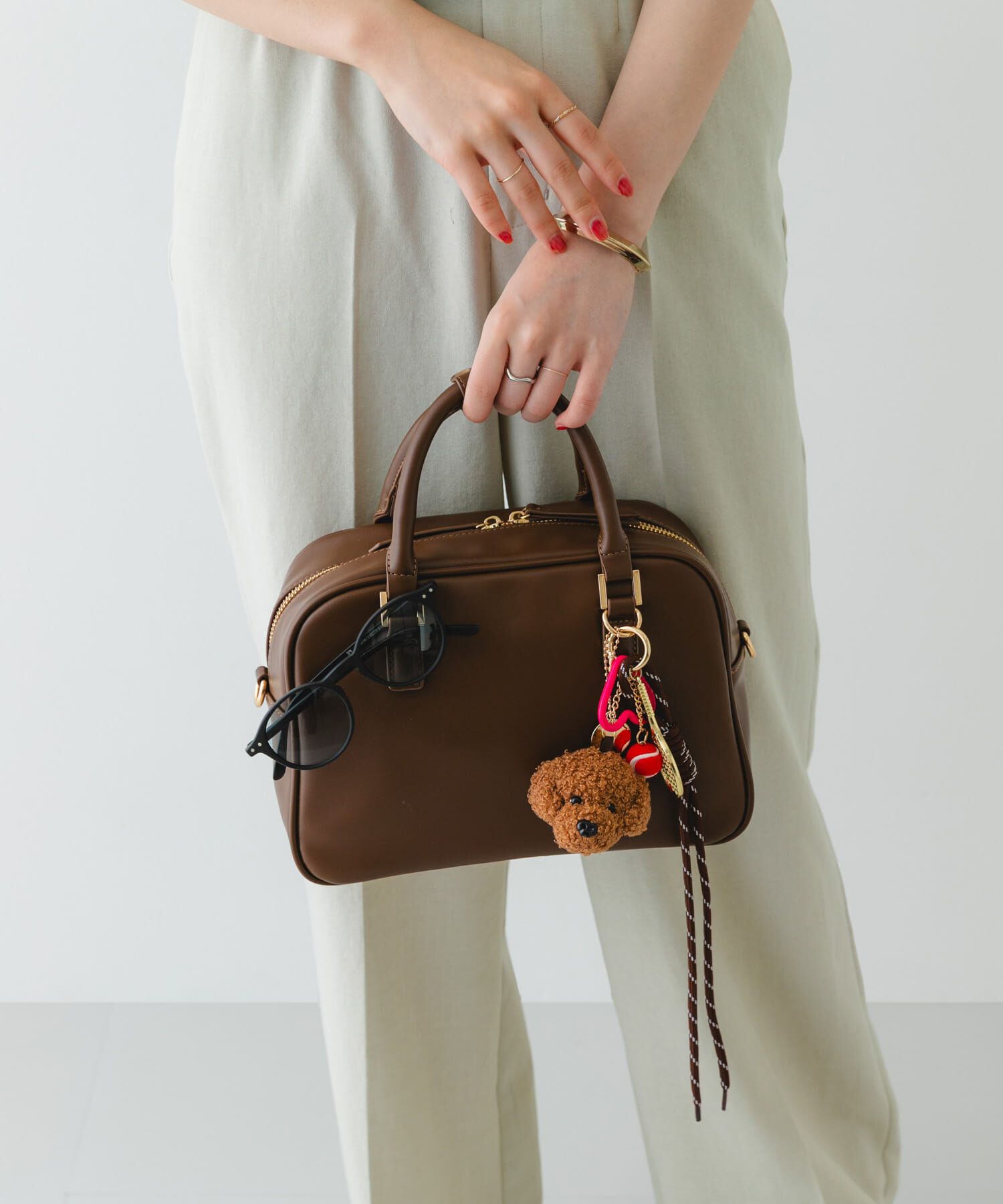 RODE SKO「チャームセットボストンバッグ」|ボストンバッグ|