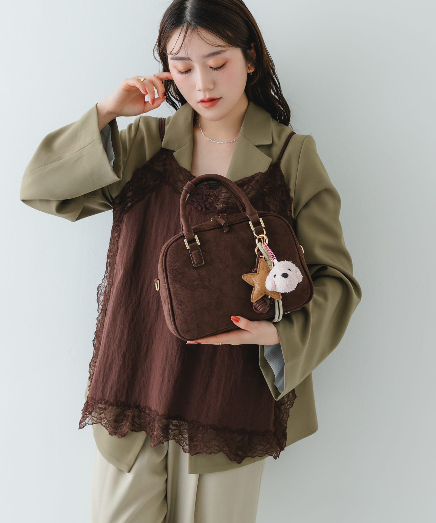 RODE SKO「チャームセットボストンバッグ」|ボストンバッグ|