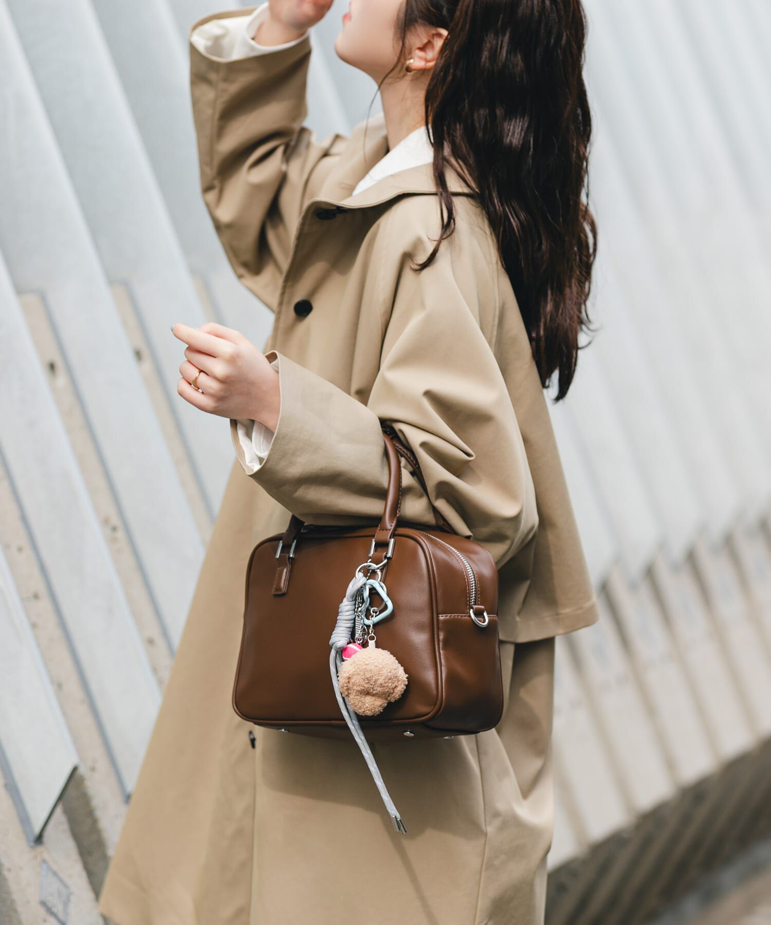 RODE SKO「チャームセットボストンバッグ」|ボストンバッグ|