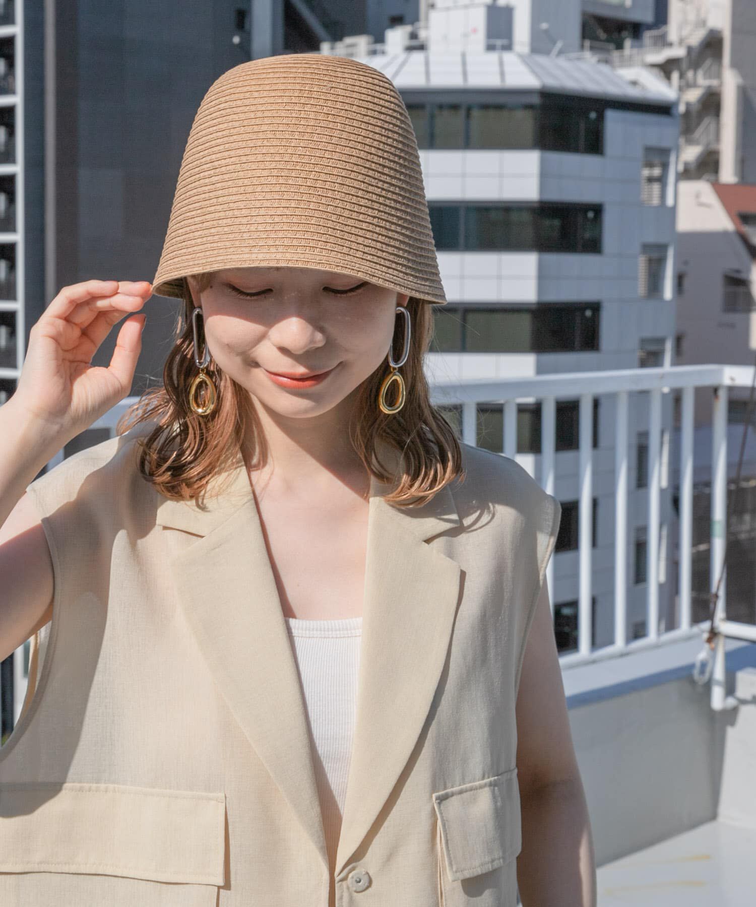 SMELLY「ペーパークローシュハット」|ハット|