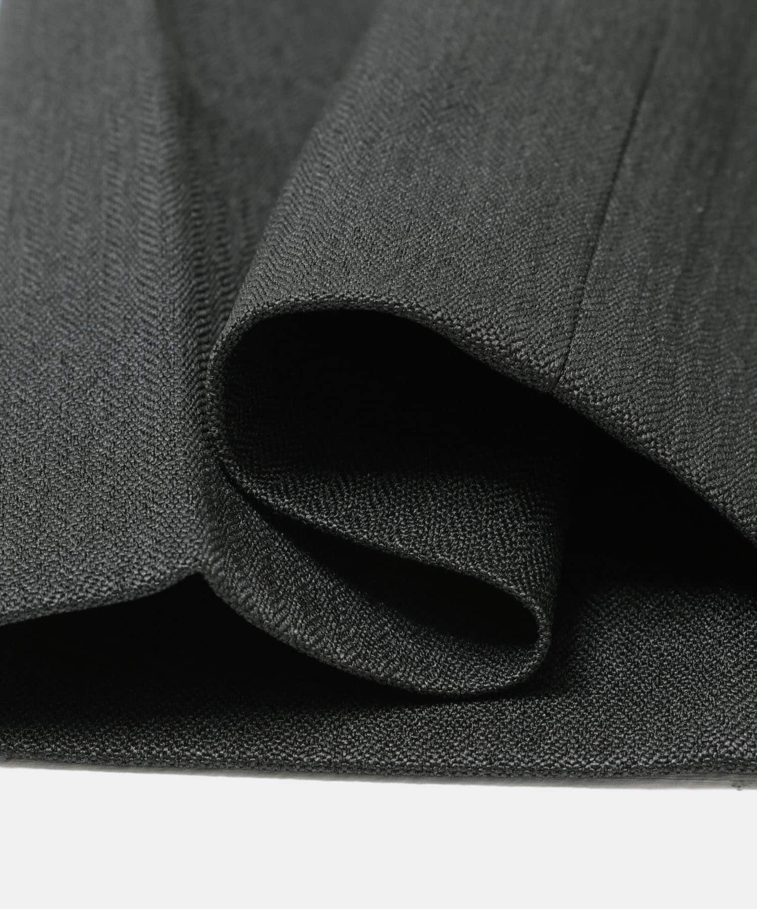 URBAN RESEARCH DOORS「LIFE STYLE TAILOR　レトロヘリンボンストレッチ2タックパンツ」|スラックス|