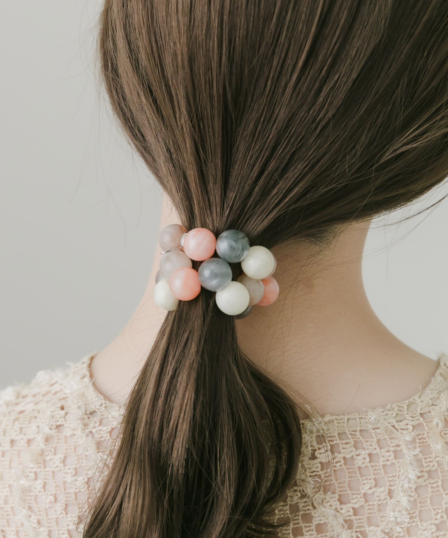 SMELLY「カラフルボールヘアゴム」|ヘアゴム・シュシュ|